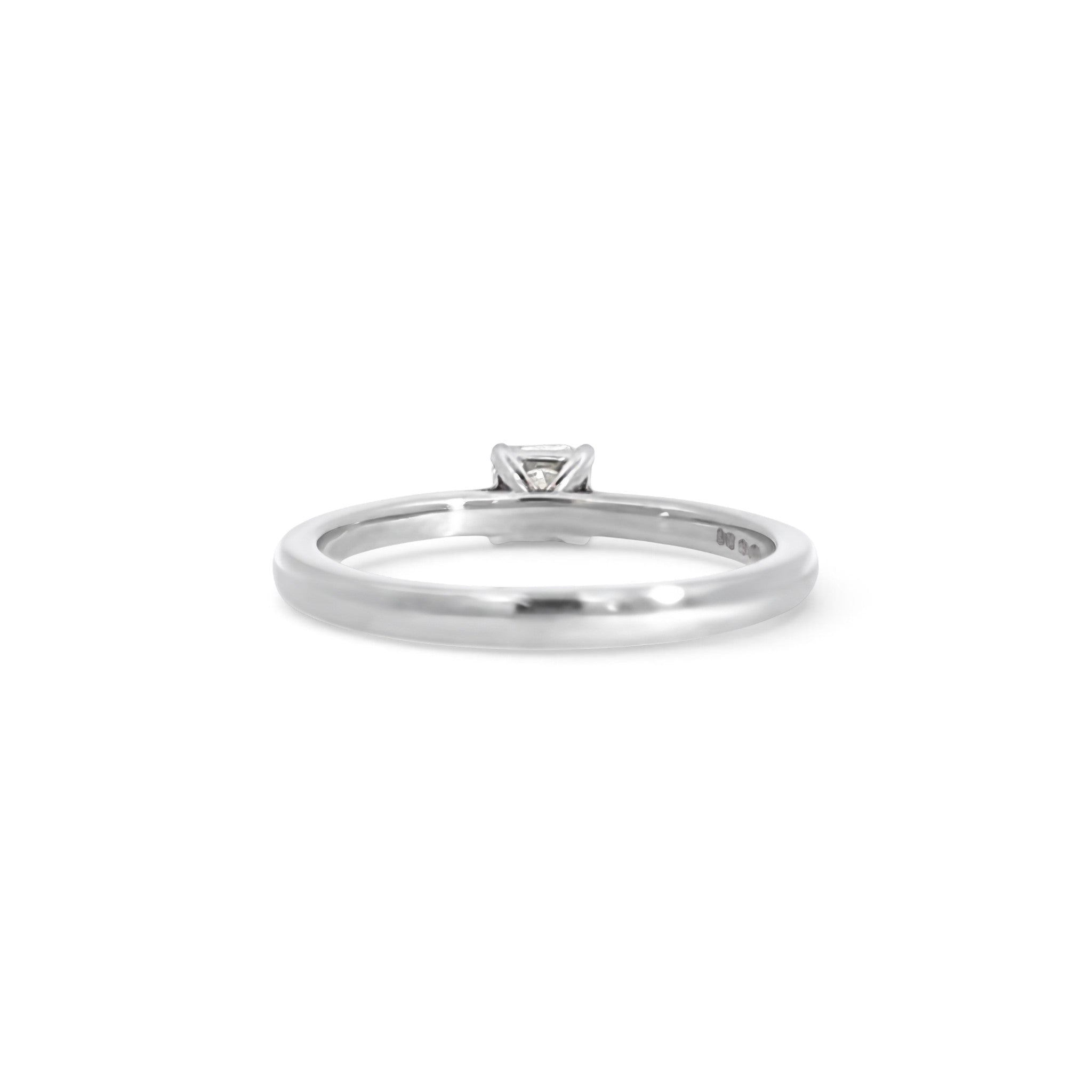 A Lucere Cut Diamond Ring in Platinum - 0.33 G/H VS