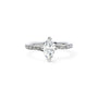 Platinum and Marquise Cut Diamond Ring 0.72 ct D SI1