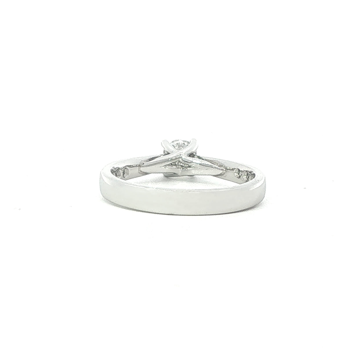 Lillian - Platinum Round Diamond Engagement Ring 0.33ct FVS2