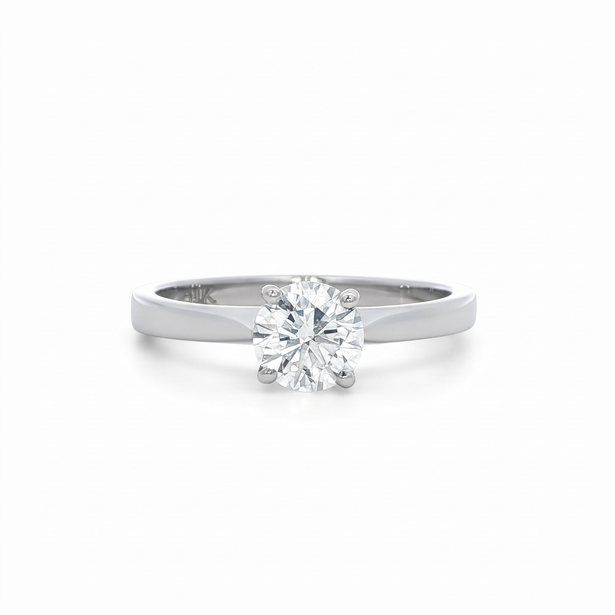 Modern 4 Claw Diamond Engagement Ring 0.70 F Si1 - Doris