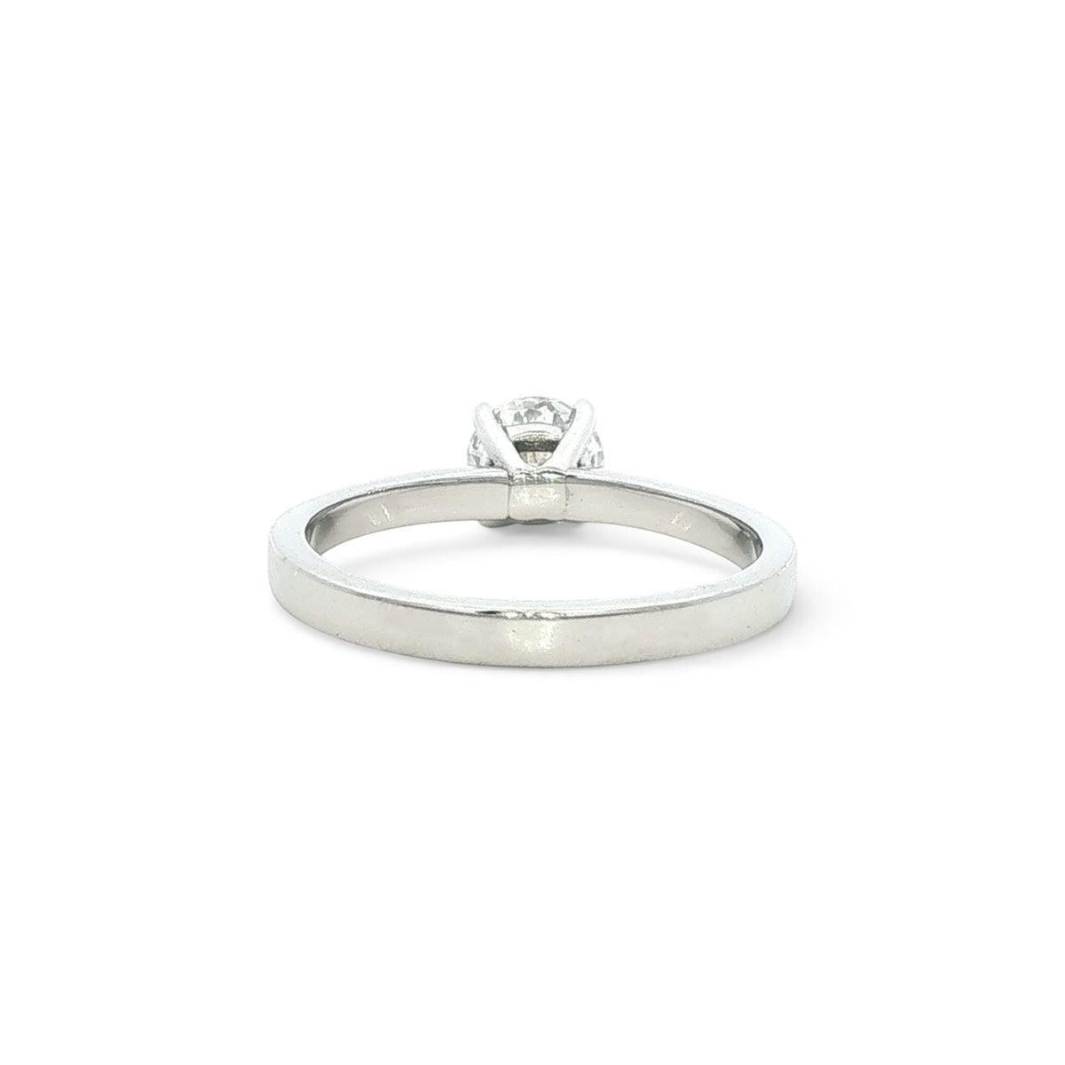 Modern 4 Claw Diamond Engagement Ring 0.70 F Si1 - Doris