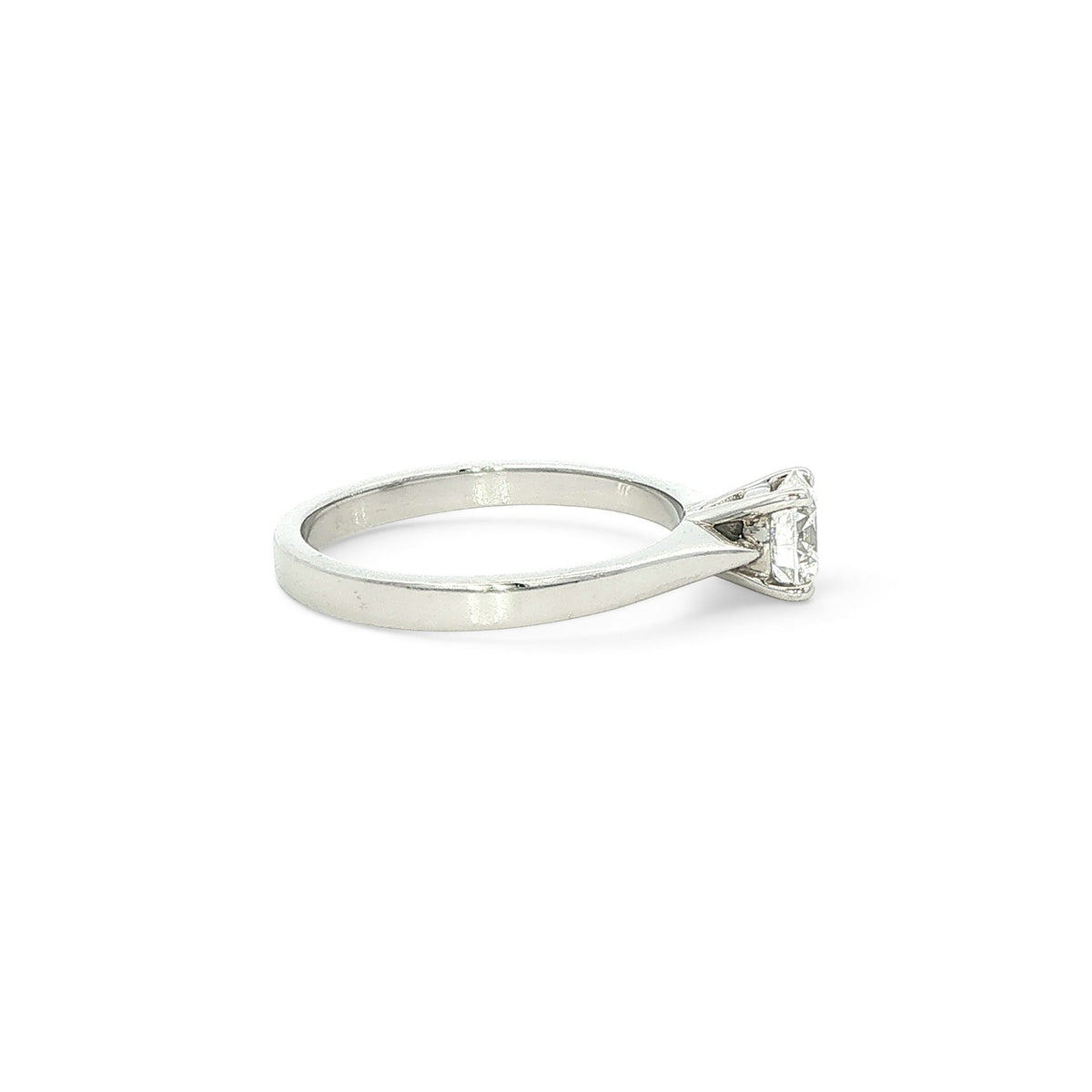 Modern 4 Claw Diamond Engagement Ring 0.70 F Si1 - Doris