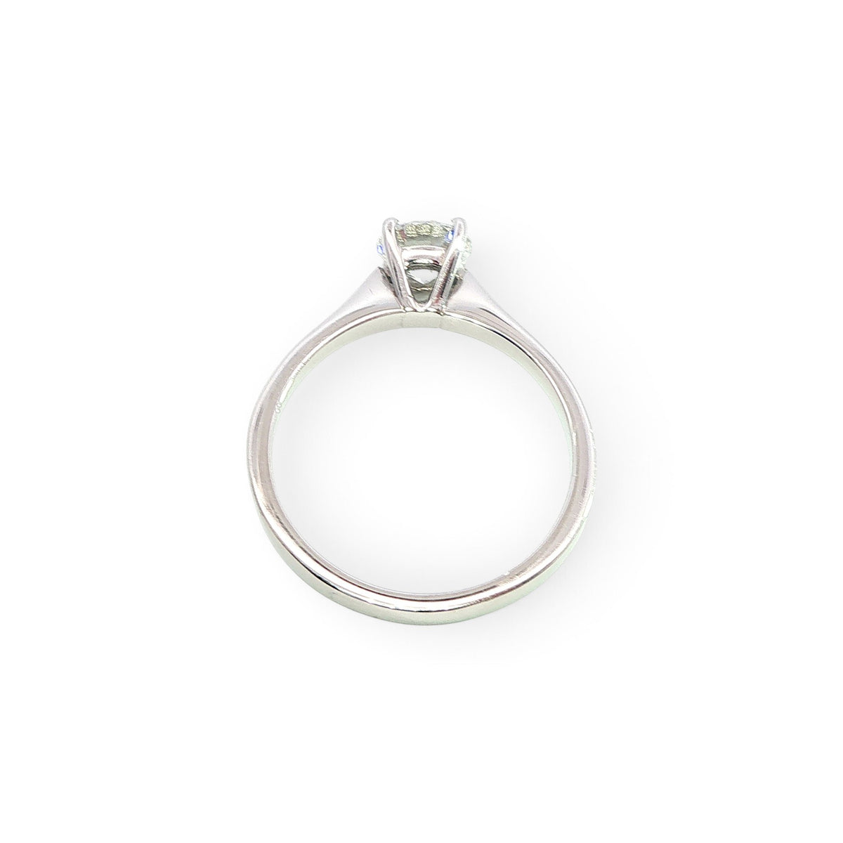 Modern 4 Claw Diamond Engagement Ring 0.70 F Si1 - Doris
