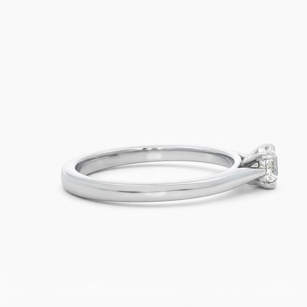 A Lucere Cut Diamond Ring in Platinum - 0.33 G/H VS