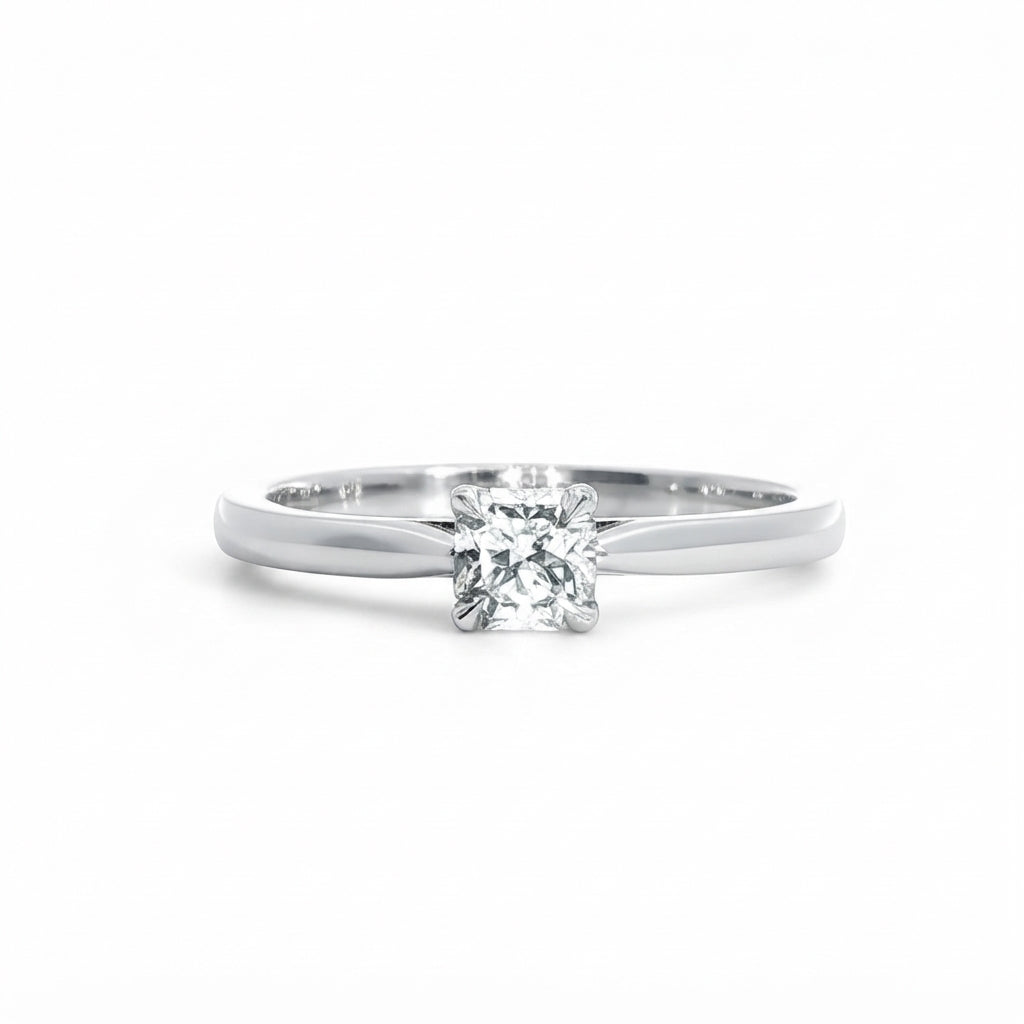 A Lucere Cut Diamond Ring in Platinum - 0.33 G/H VS
