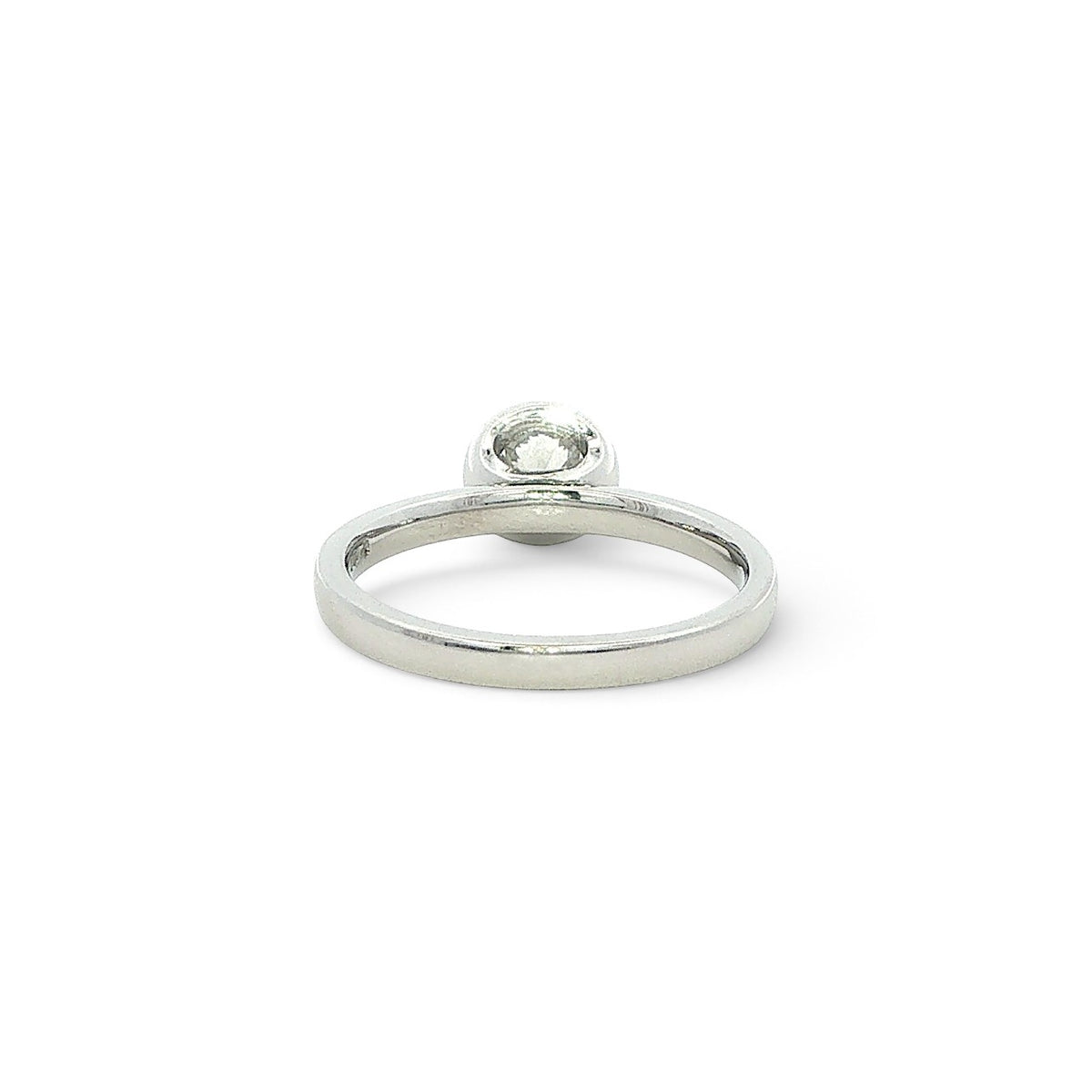 Platinum and Diamond Ring. 0.66Cts D VS1