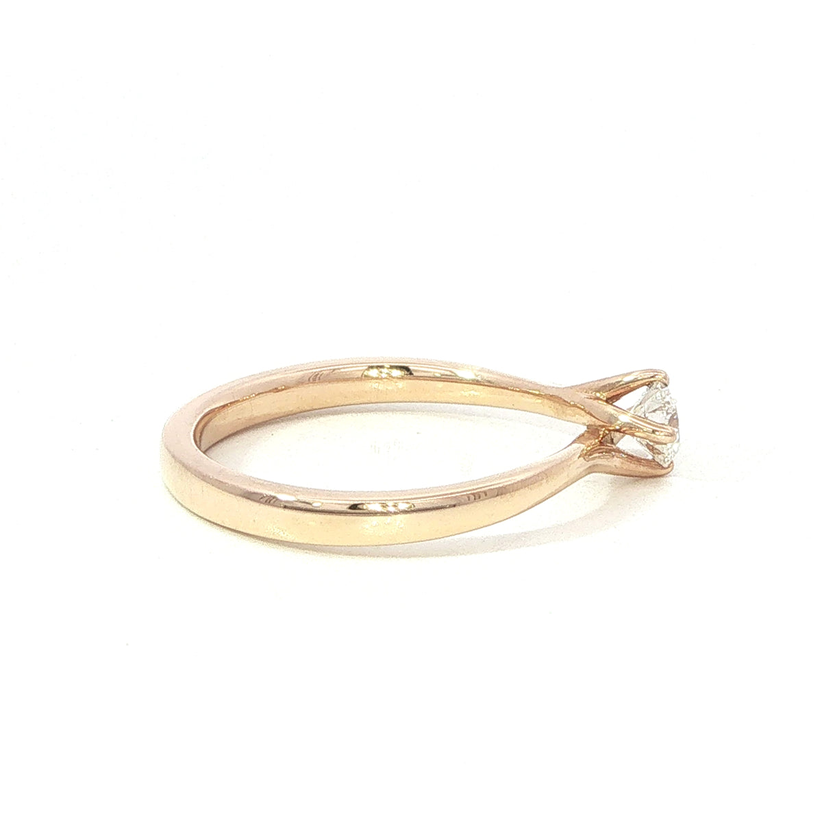 18 Carat Rose Gold diamond engagement ring