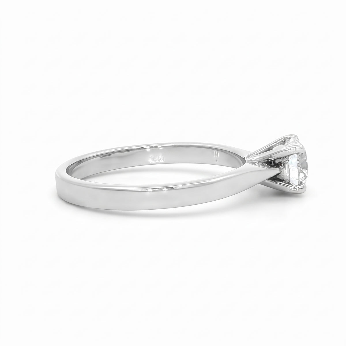Platinum and Diamond Ring 0.60 G Colour Si1 Clarity