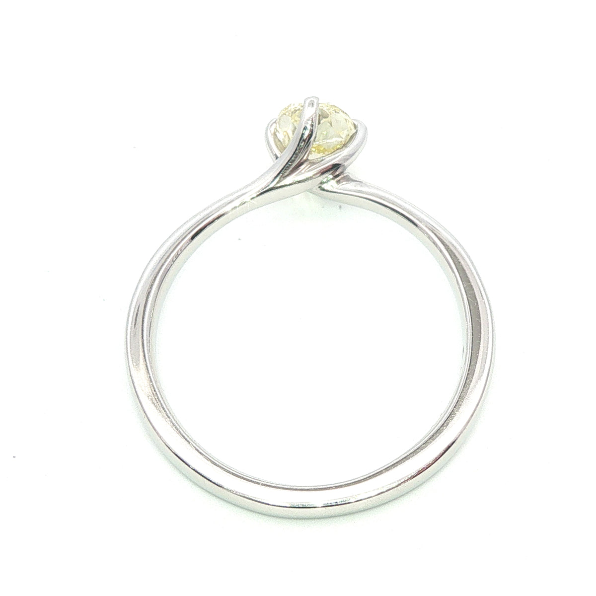 Internally Flawless Fancy Yellow Diamond Engagement Ring