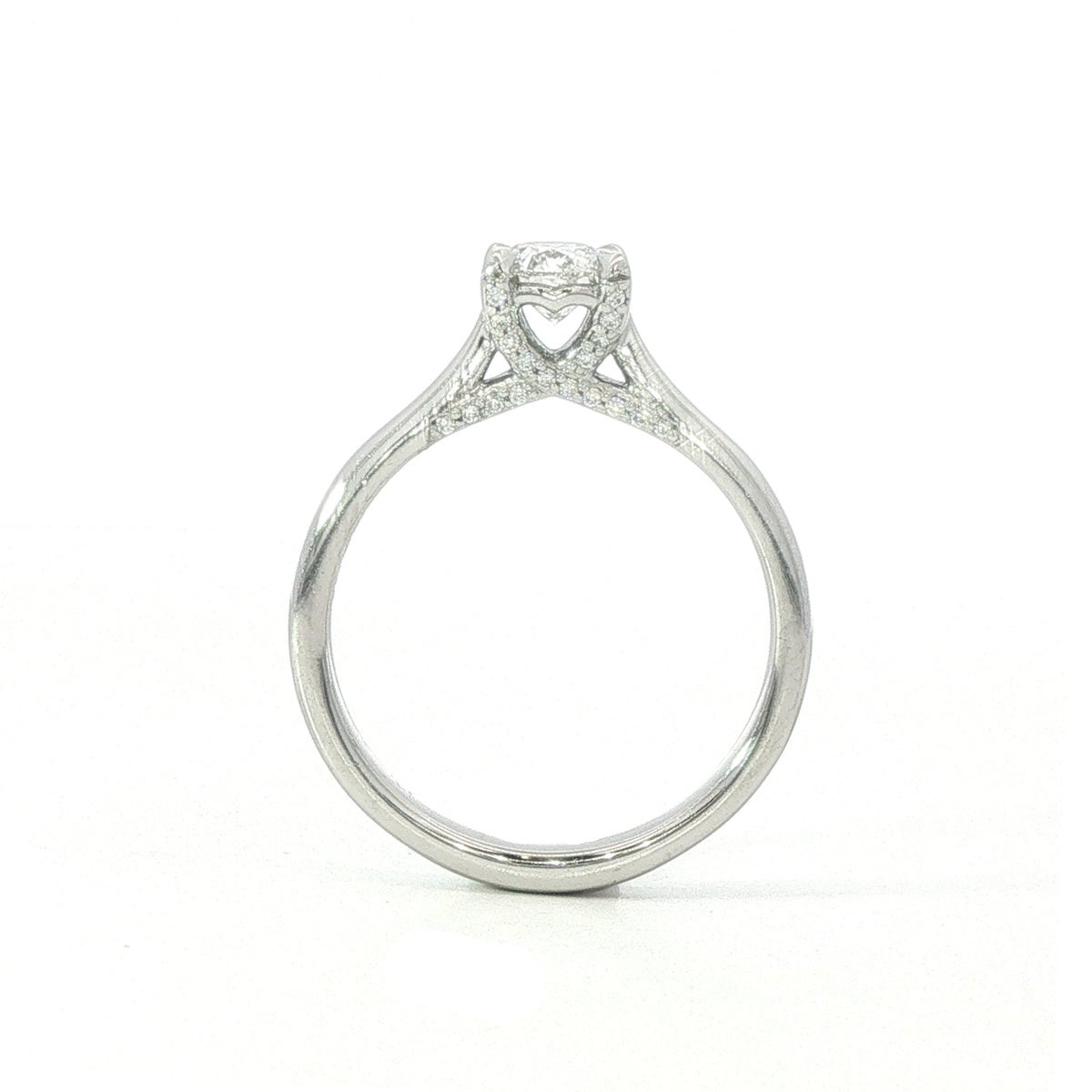 A Platinum and Diamond Constellation- Cygnus Engagement Ring