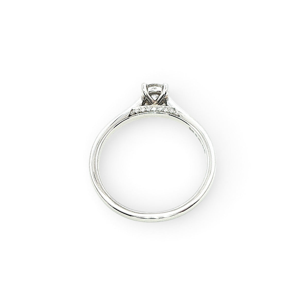Platinum and Diamond Engagement Ring 'Constellation' 0.35 EVS1