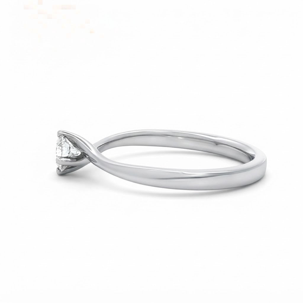 Ivy Platinum and Diamond Engagement Ring 0.25 EVS2