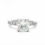 Platinum and Diamond Cushion Shape Diamond Ring 2.03  I Si2