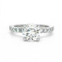 Platinum and Diamond Round Brilliant Diamond Ring - 1.71 carat G Si2