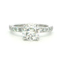 Platinum and Diamond Round Brilliant Diamond Ring - 1.71 carat G Si2