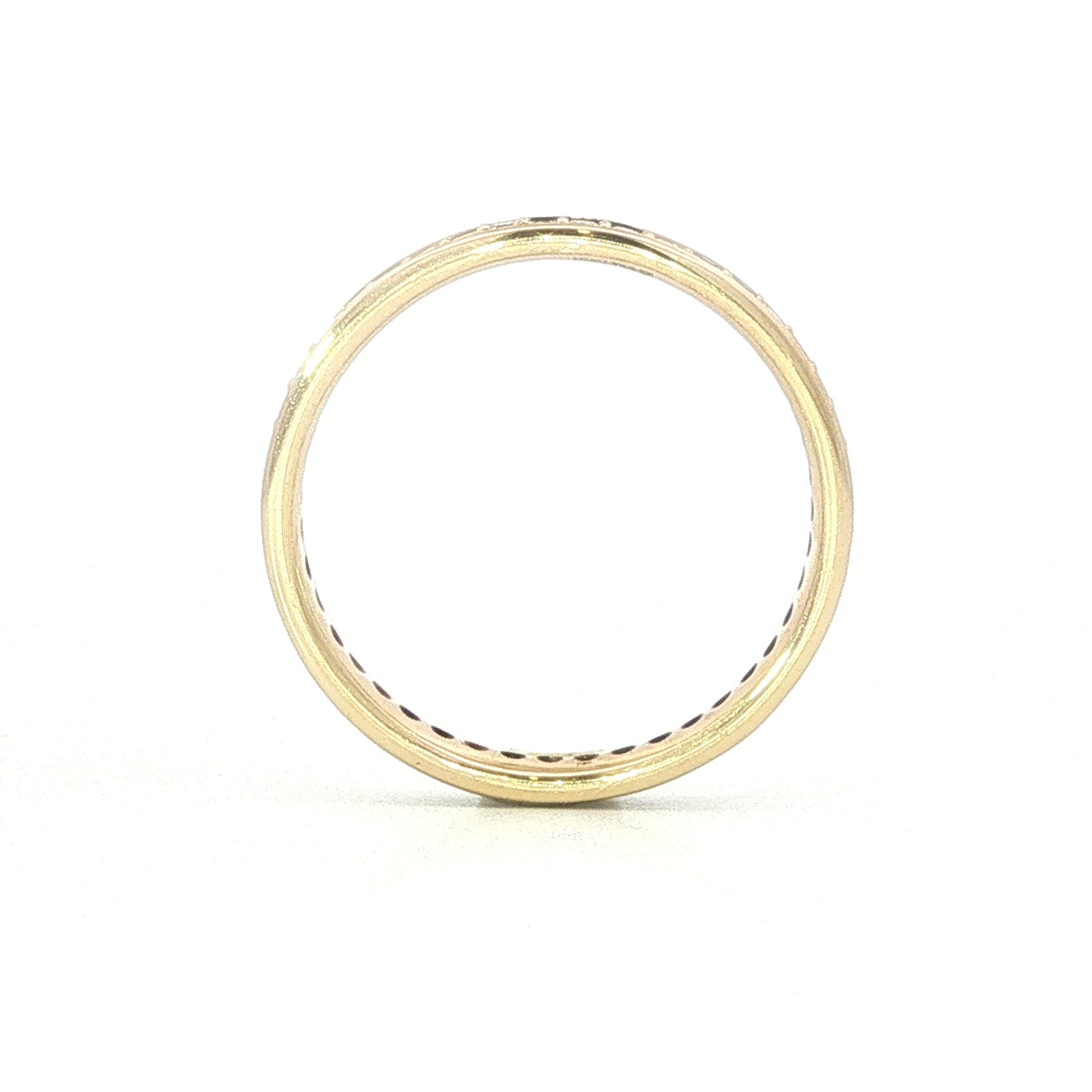 Grain Set Full Eternity Style Ring 18 Carat Yellow Gold 0.34cts