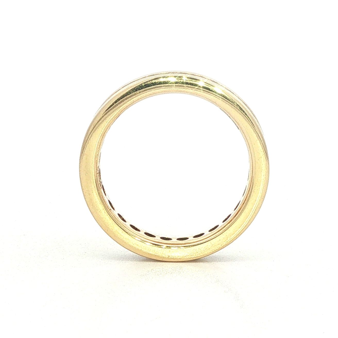 18 Carat Yellow Gold Channel Set Princess Cut Eternity ring - 2.00 cts