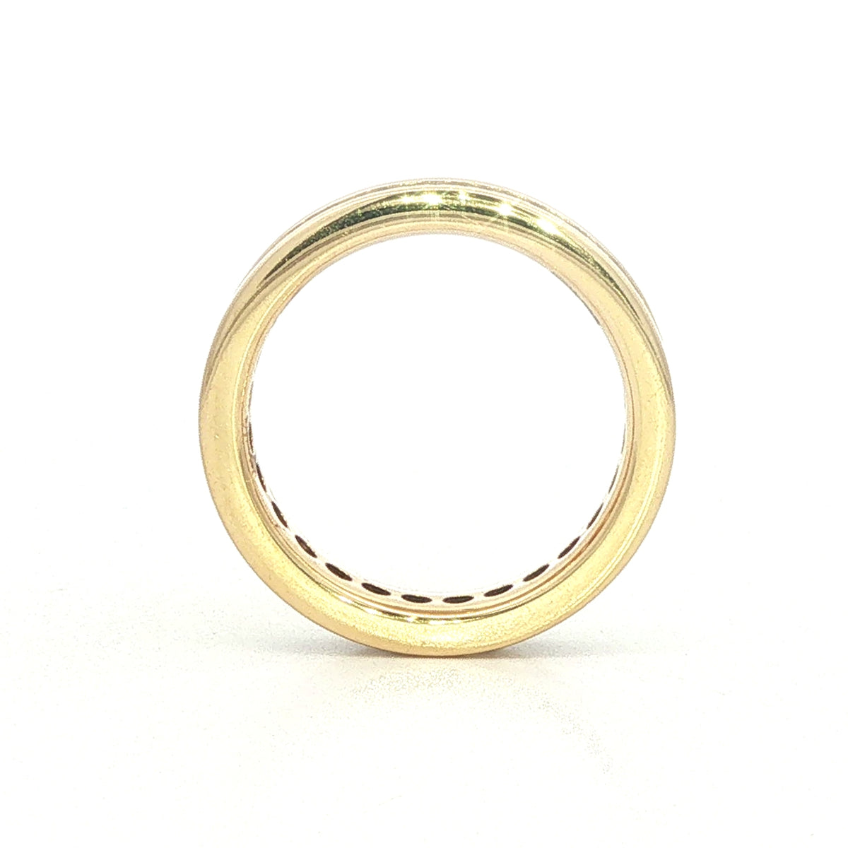 18 Carat Yellow Gold Channel Set Princess Cut Eternity ring - 2.00 cts