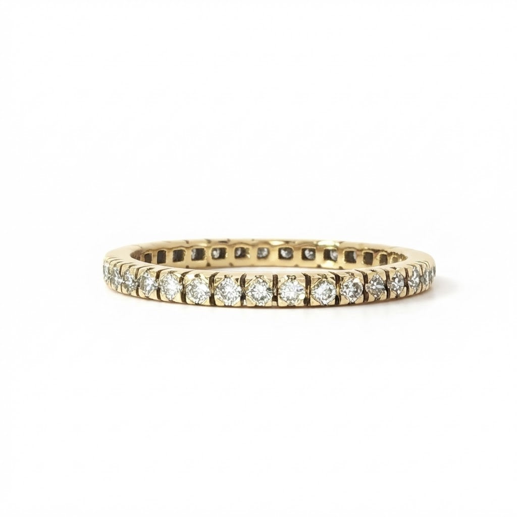 Claw Set Eternity Ring -0.53 carats
