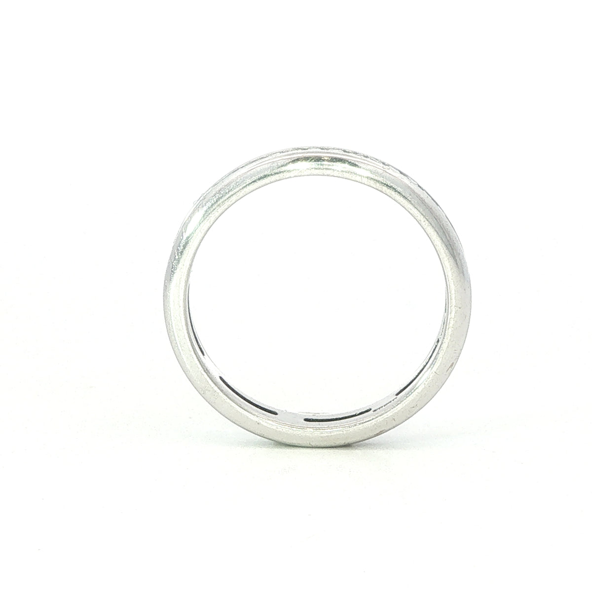 18ct White gold round brilliant diamond full eternity size M.5