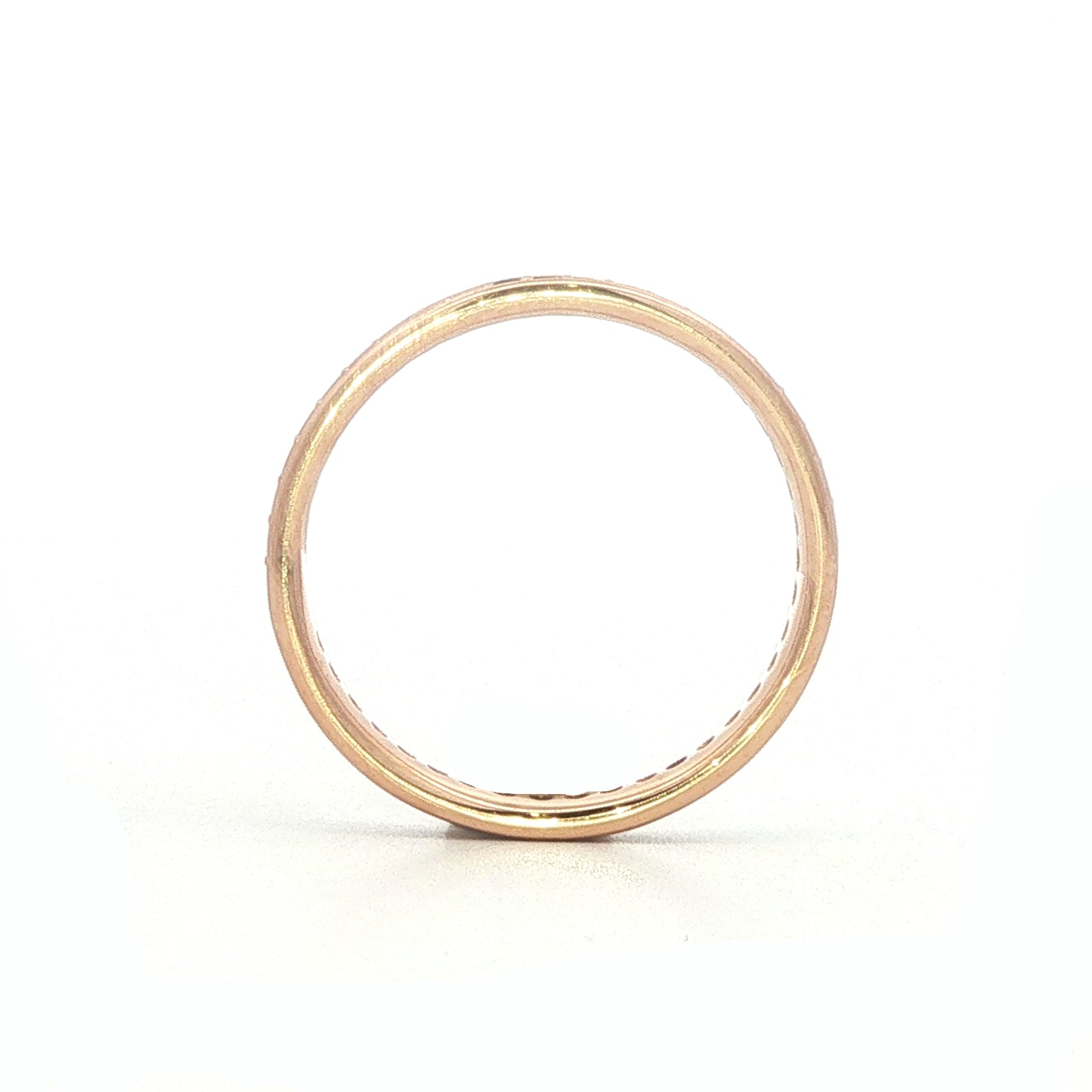 18 Carat Rose Gold Full Eternity Ring - 0.34 Cts
