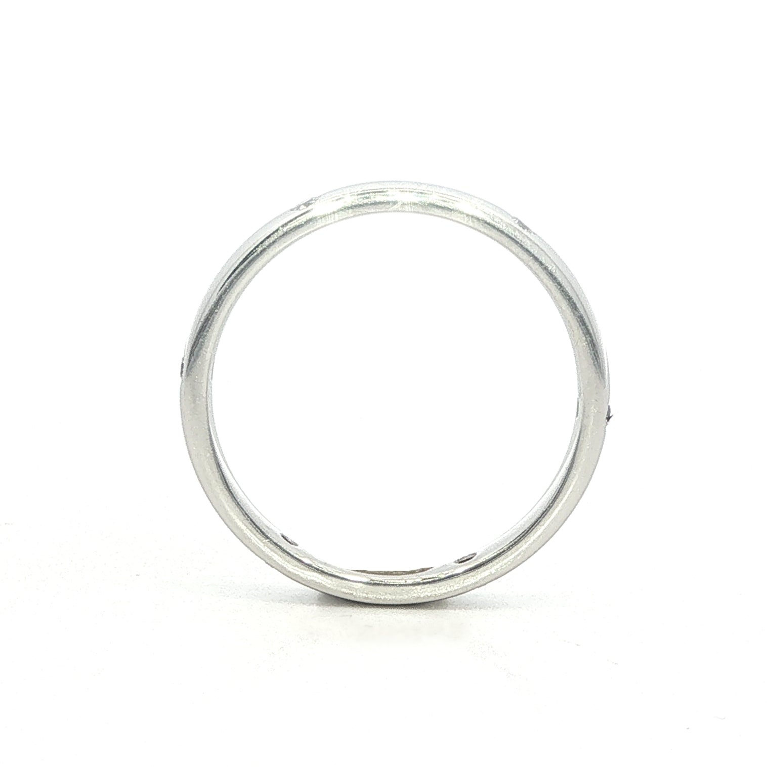 A Platinum and Diamond Flush Set Eternity Style Band