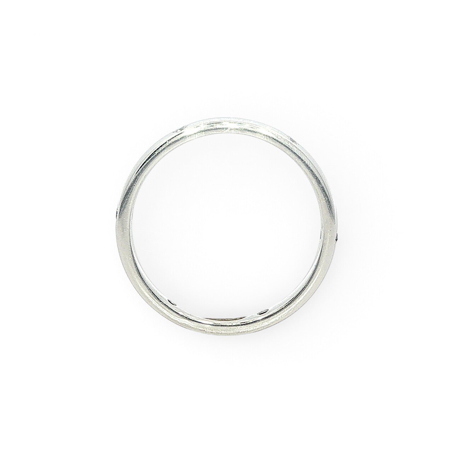 A Platinum and Diamond Flush Set Eternity Style Band