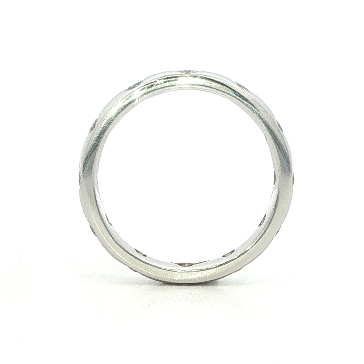 A Platinum and Diamond Flush Set Eternity Style Band - 0.60 Cts