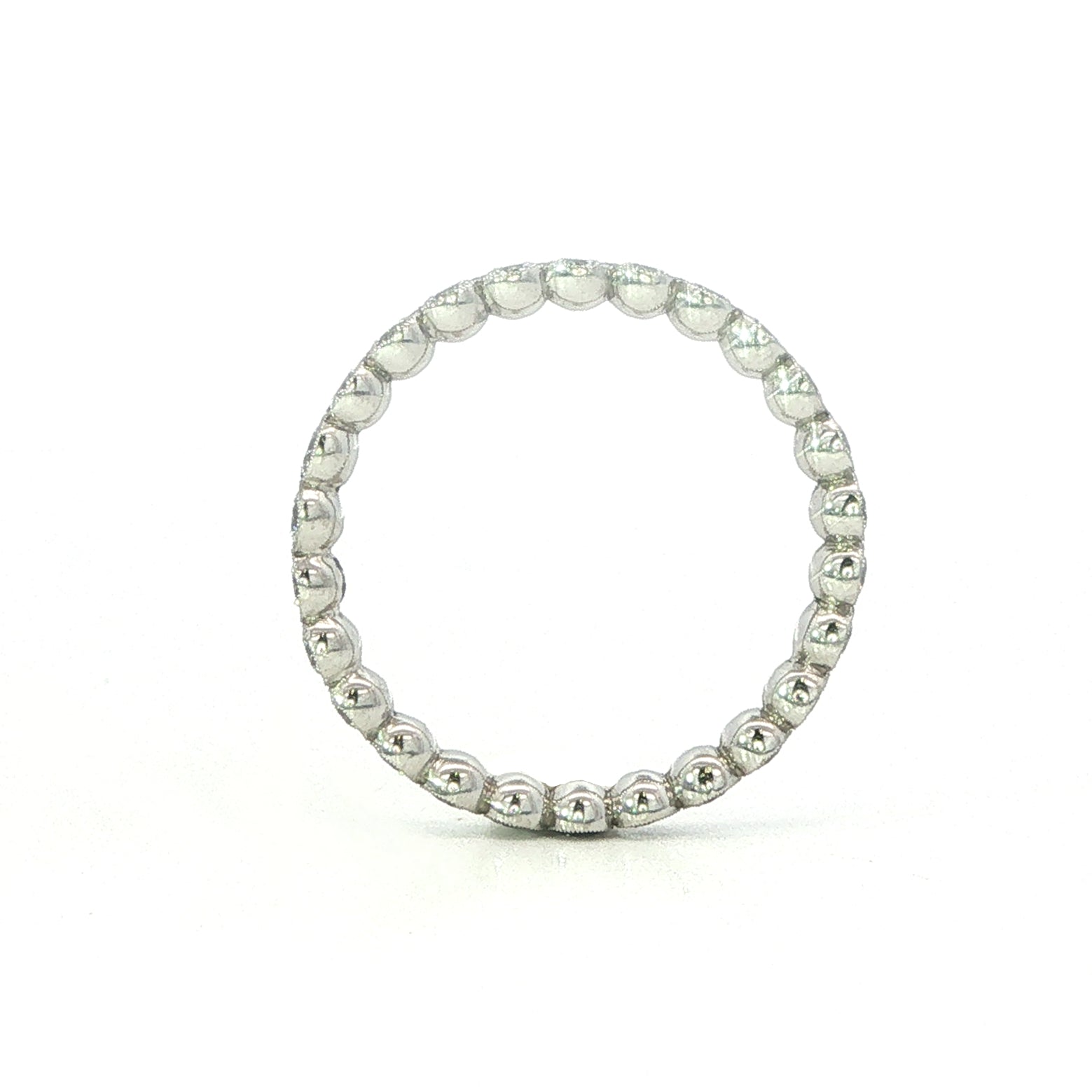 A Platinum and Diamond Full Eternity Ring - 1.00 Carats GVS