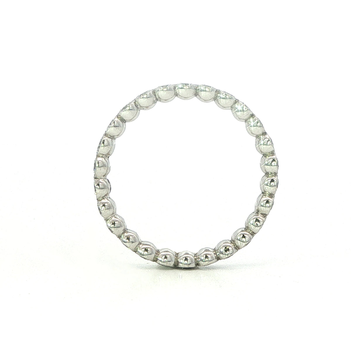 A Platinum and Diamond Full Eternity Ring - 1.00 Carats GVS