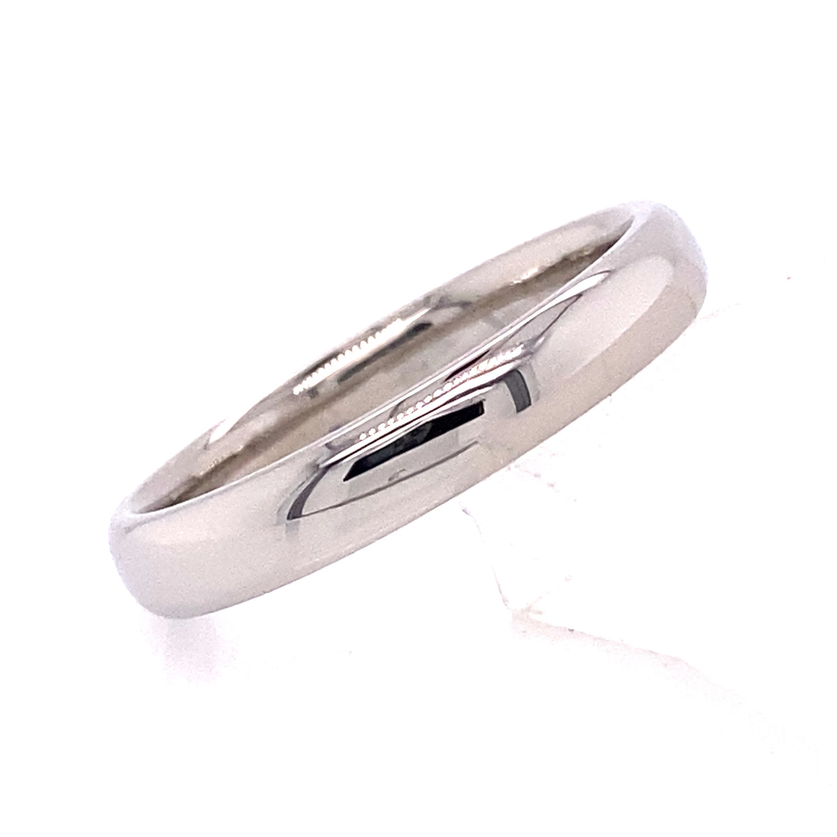 4mm Heavy Gents Court - Platinum