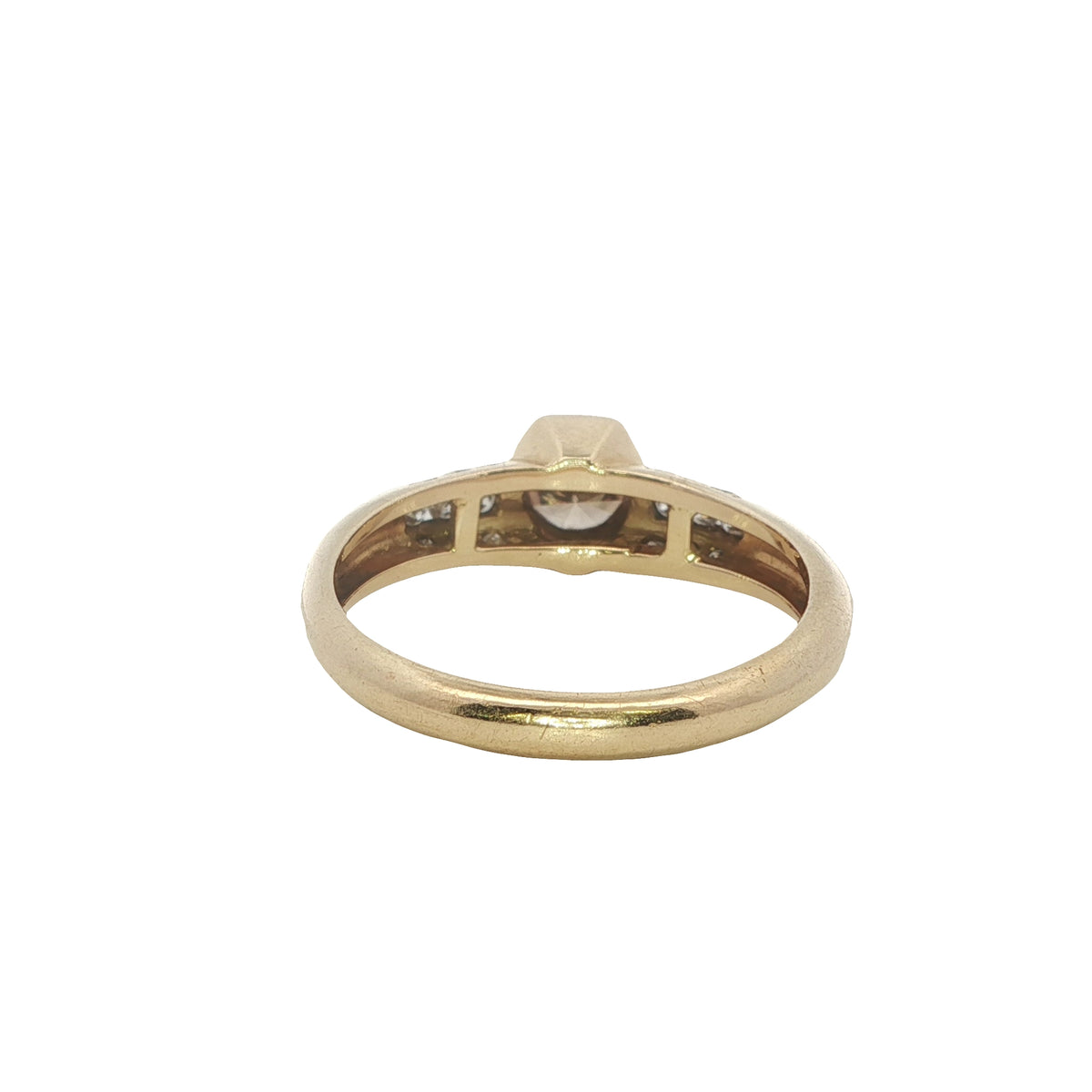 Modern Cognac Diamond Ring
