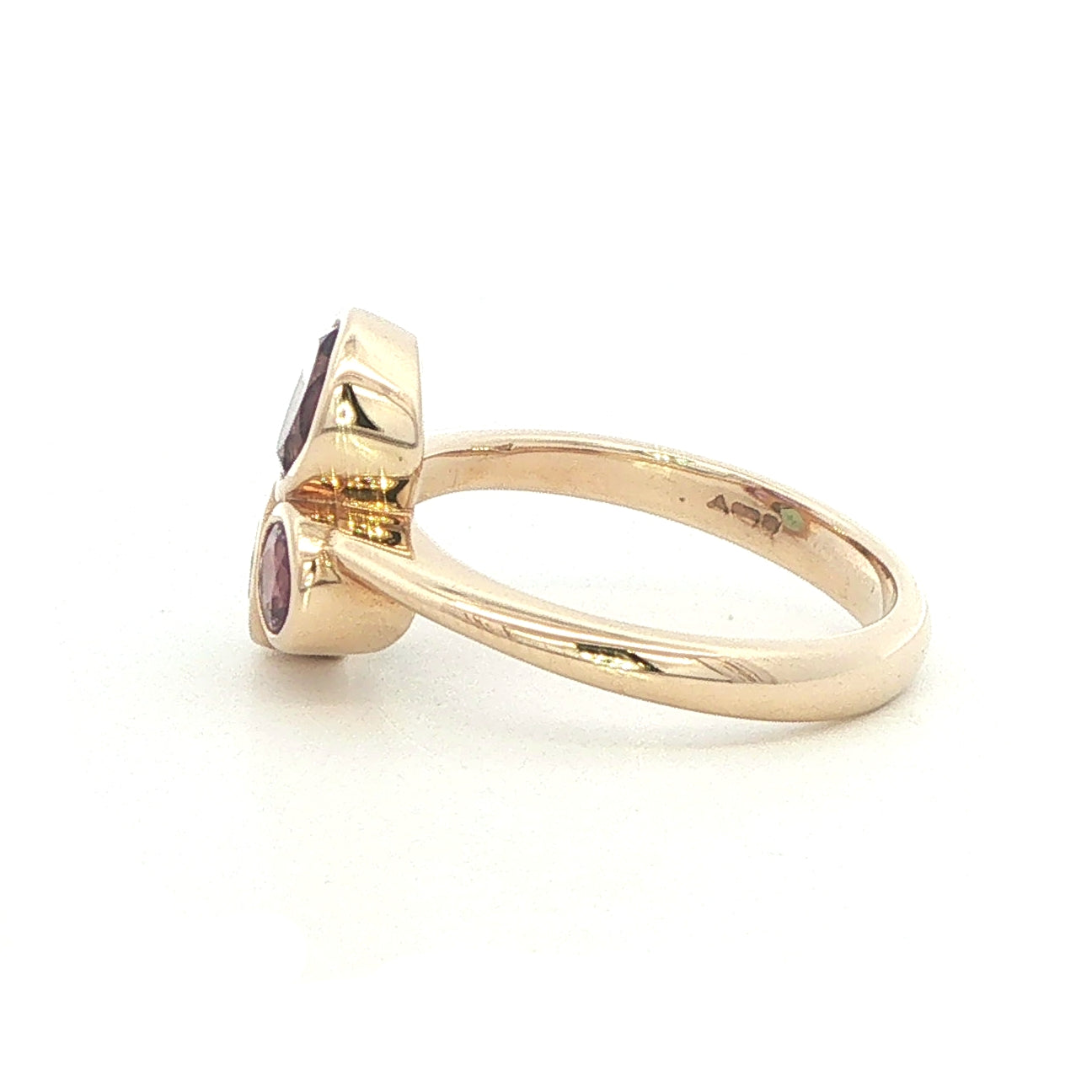 9 Carat Yellow Gold 3 Stone Ring