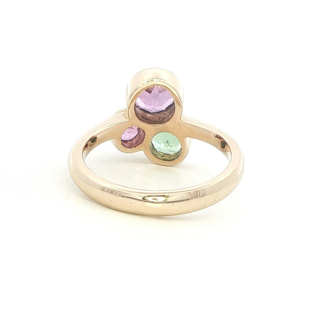 9 Carat Yellow Gold 3 Stone Ring