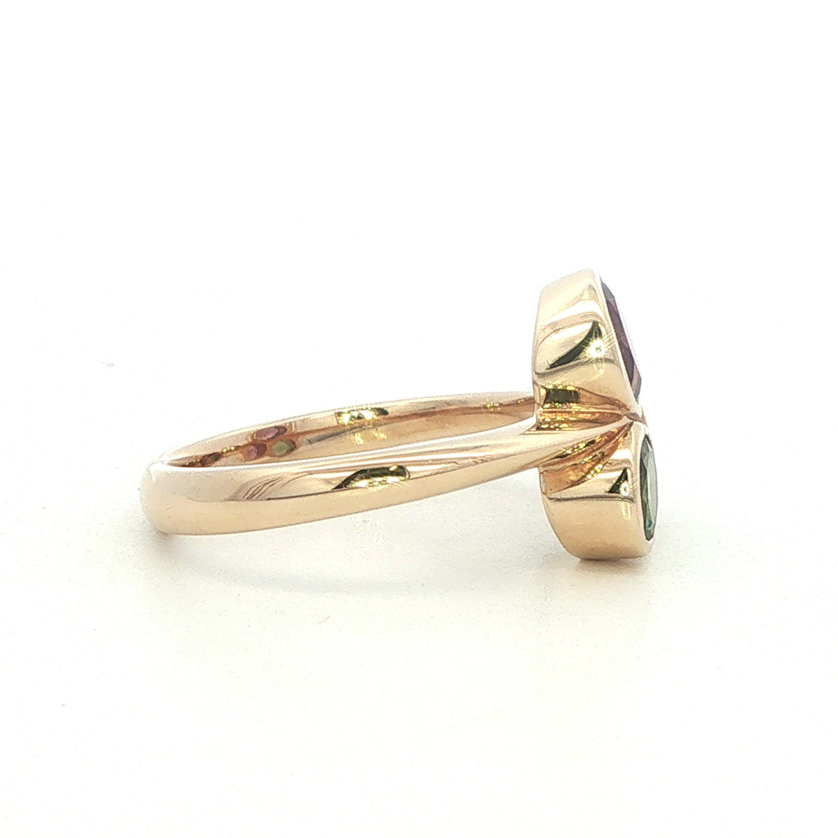 9 Carat Yellow Gold 3 Stone Ring