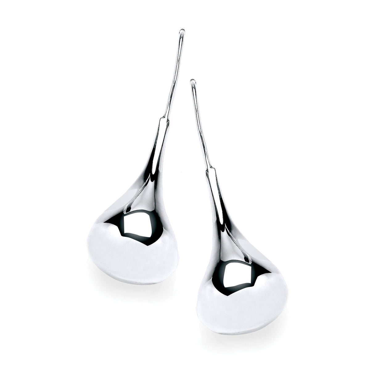 Sterling Silver Long Drop Earrings