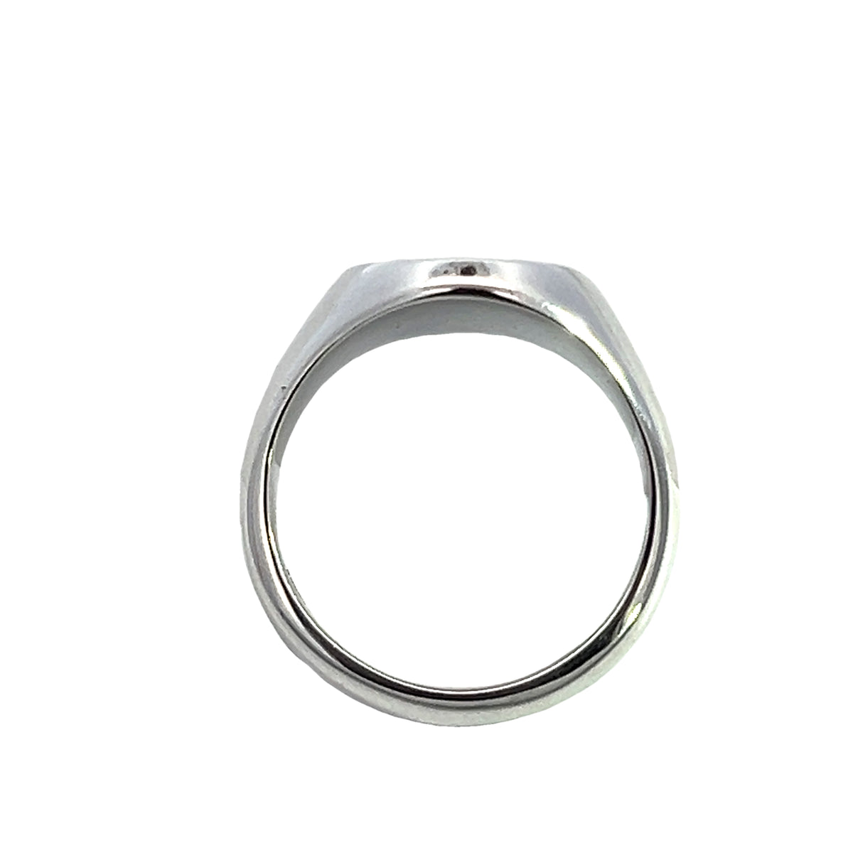 Sterling Silver Oval Signet ring - 16 x 13mm