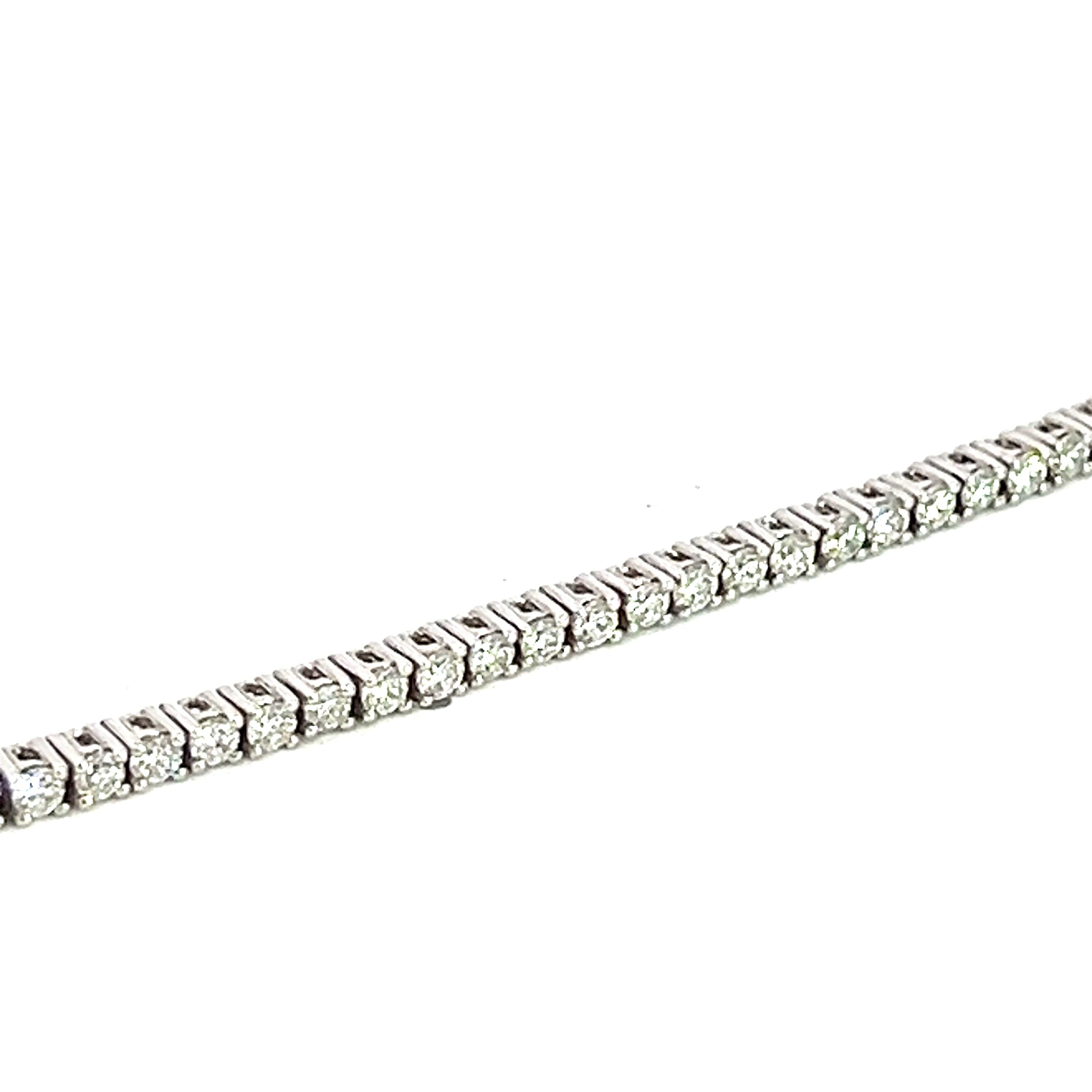 Platinum and Diamond Classic Line Bracelet - 3.00 Cts  G  VS