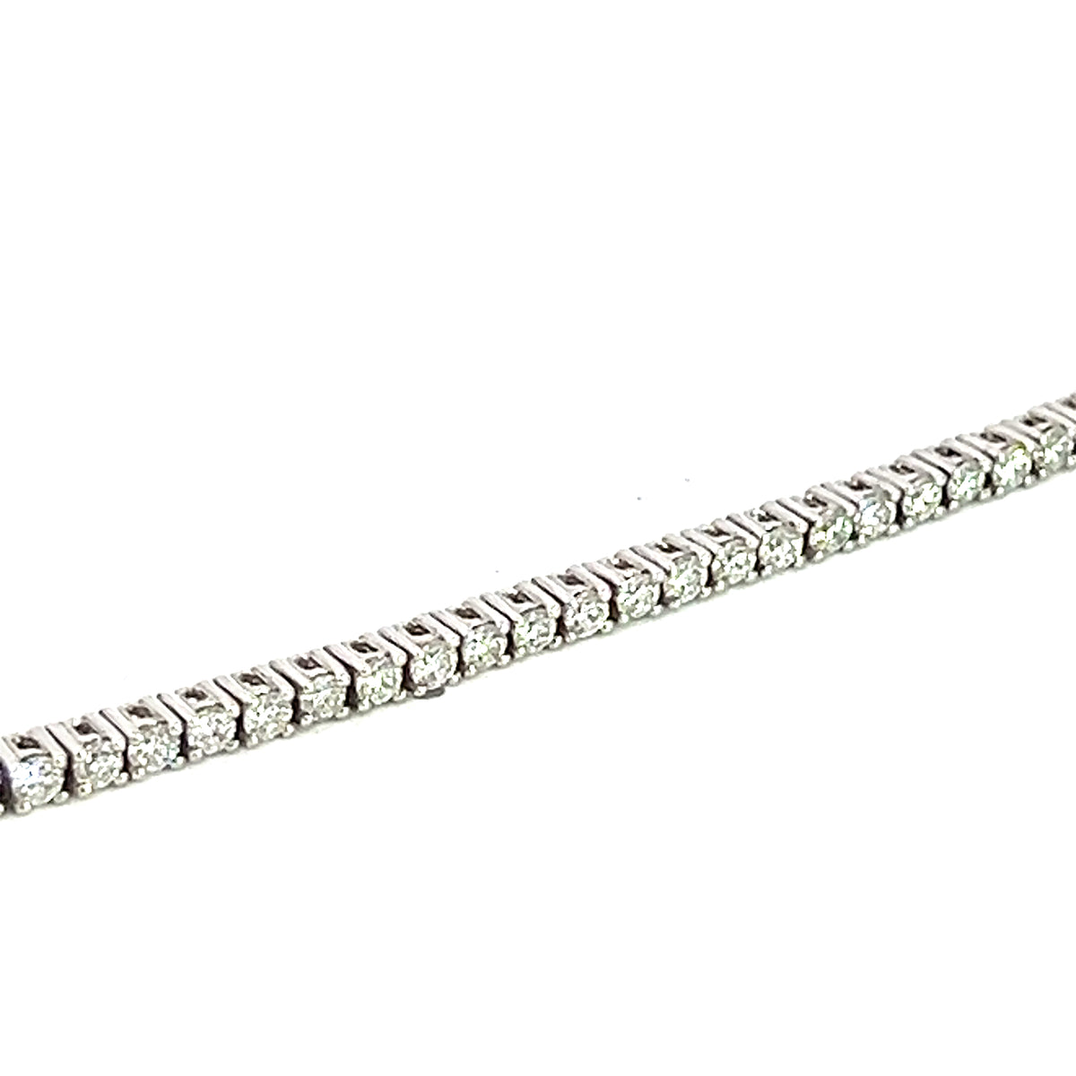 Platinum and Diamond Classic Line Bracelet - 3.00 Cts  G  VS