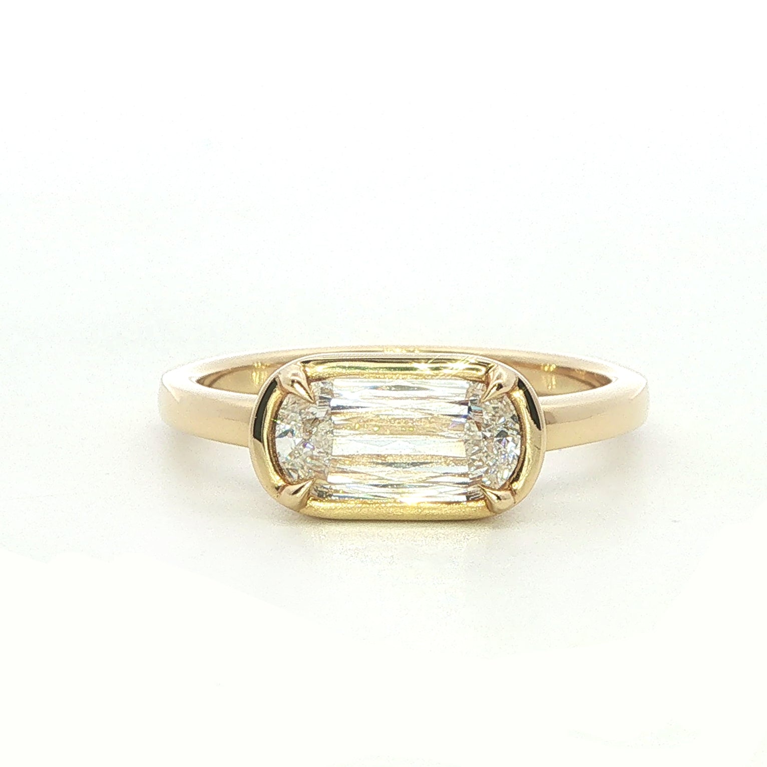 18 Carat Yellow Gold and Diamond Ring – 1.20 carats F Colour I1 Clarity