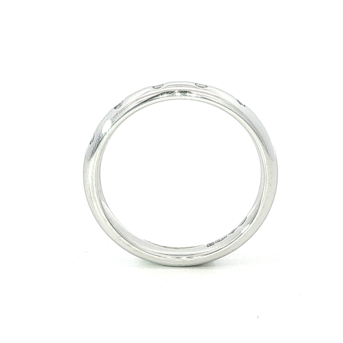 Platinum Diamond Set Band
