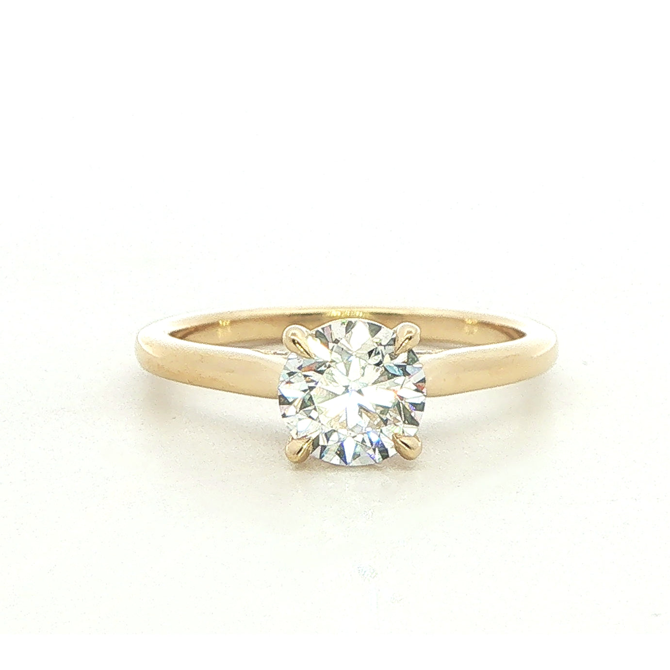18 Carat Yellow Gold and Diamond Ring 1.00 Cts E Si1