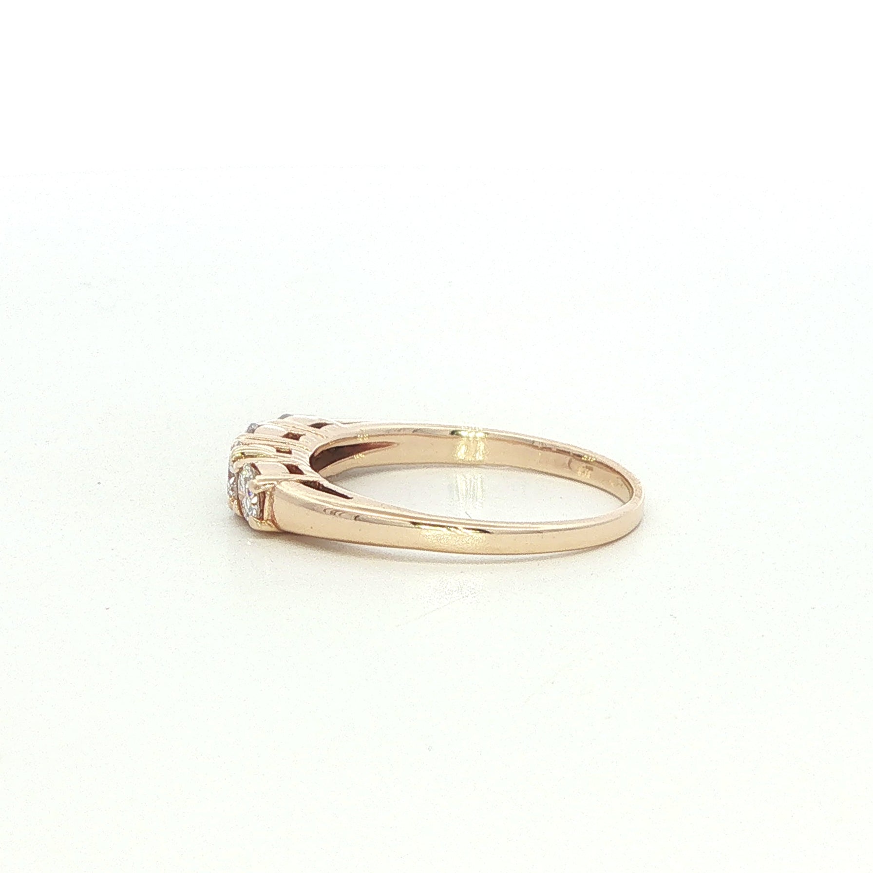 Modern Diamond Four Stone Ring