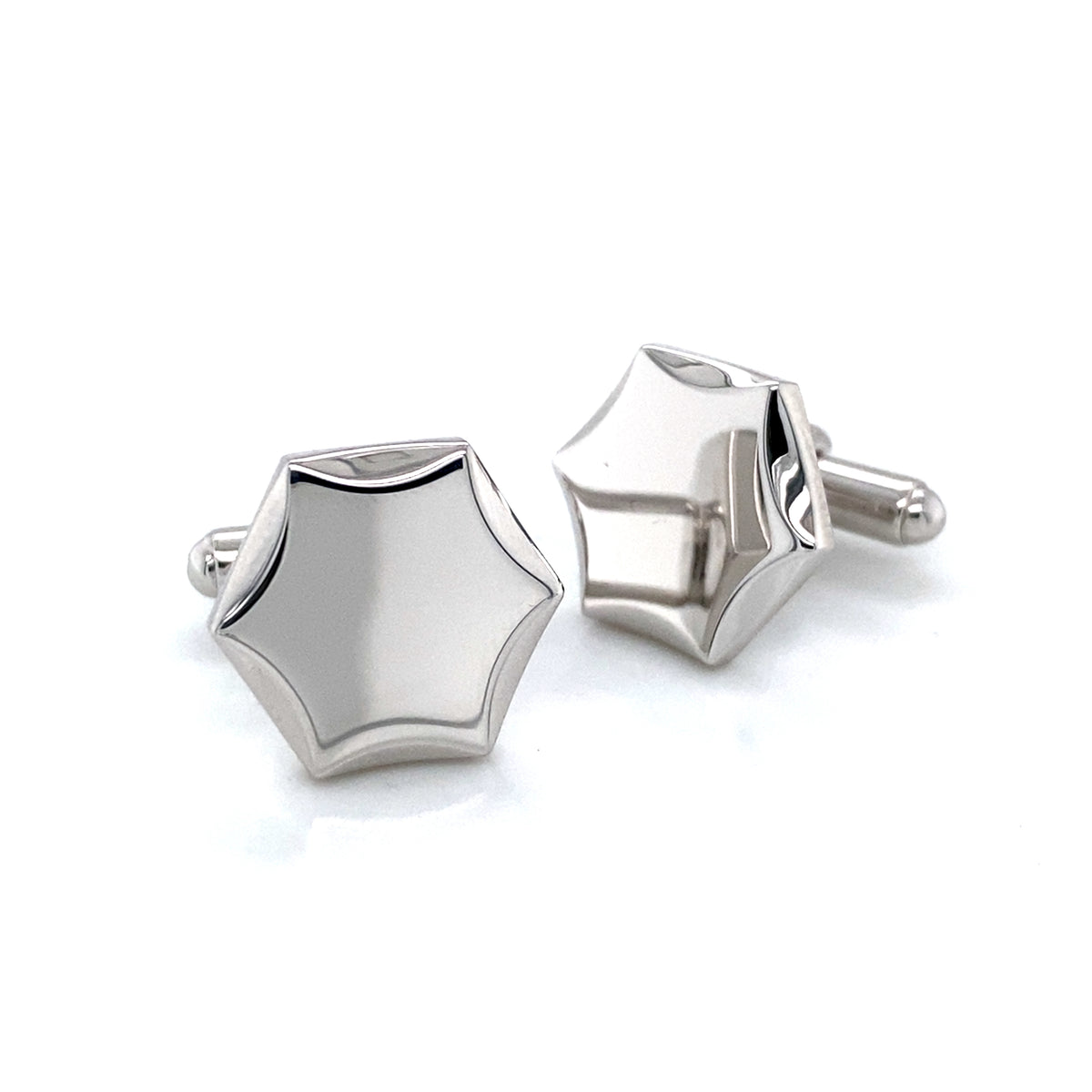 Sterling Silver Star Cufflinks