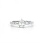 A  Platinum Three Stone Diamond Engagement Ring 0.75 TCW F VS2