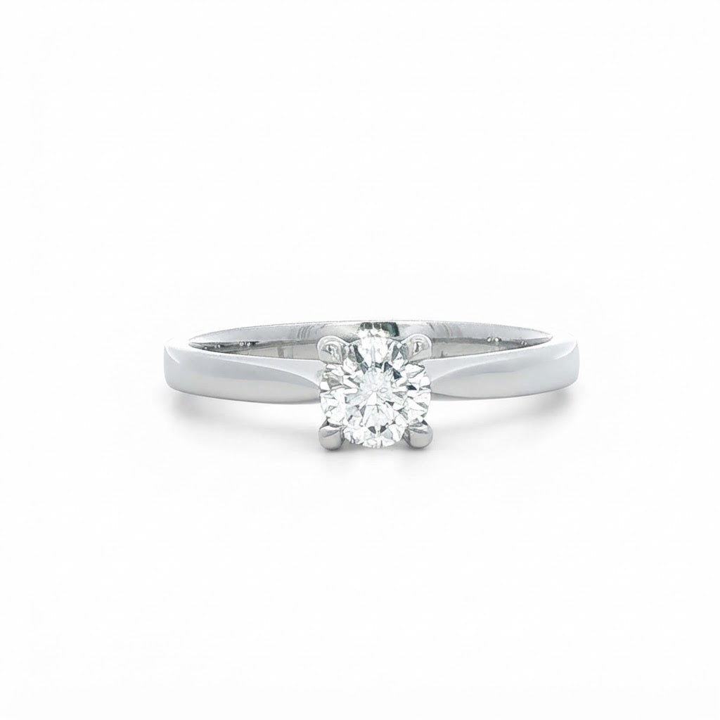Platinum and Diamond Engagement Ring from our Doris Collection 0.40 Carats F VS1