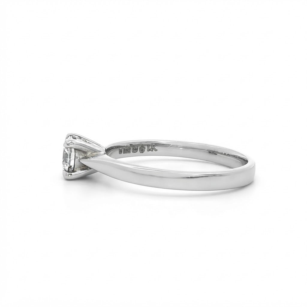 Platinum and Diamond Engagement Ring from our Doris Collection 0.40 Carats F VS1