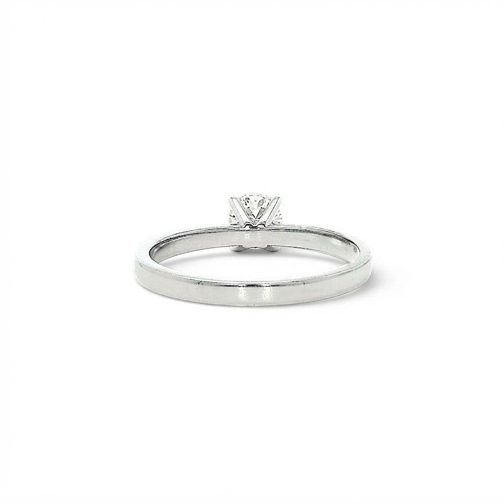 Platinum and Diamond Engagement Ring from our Doris Collection 0.40 Carats F VS1