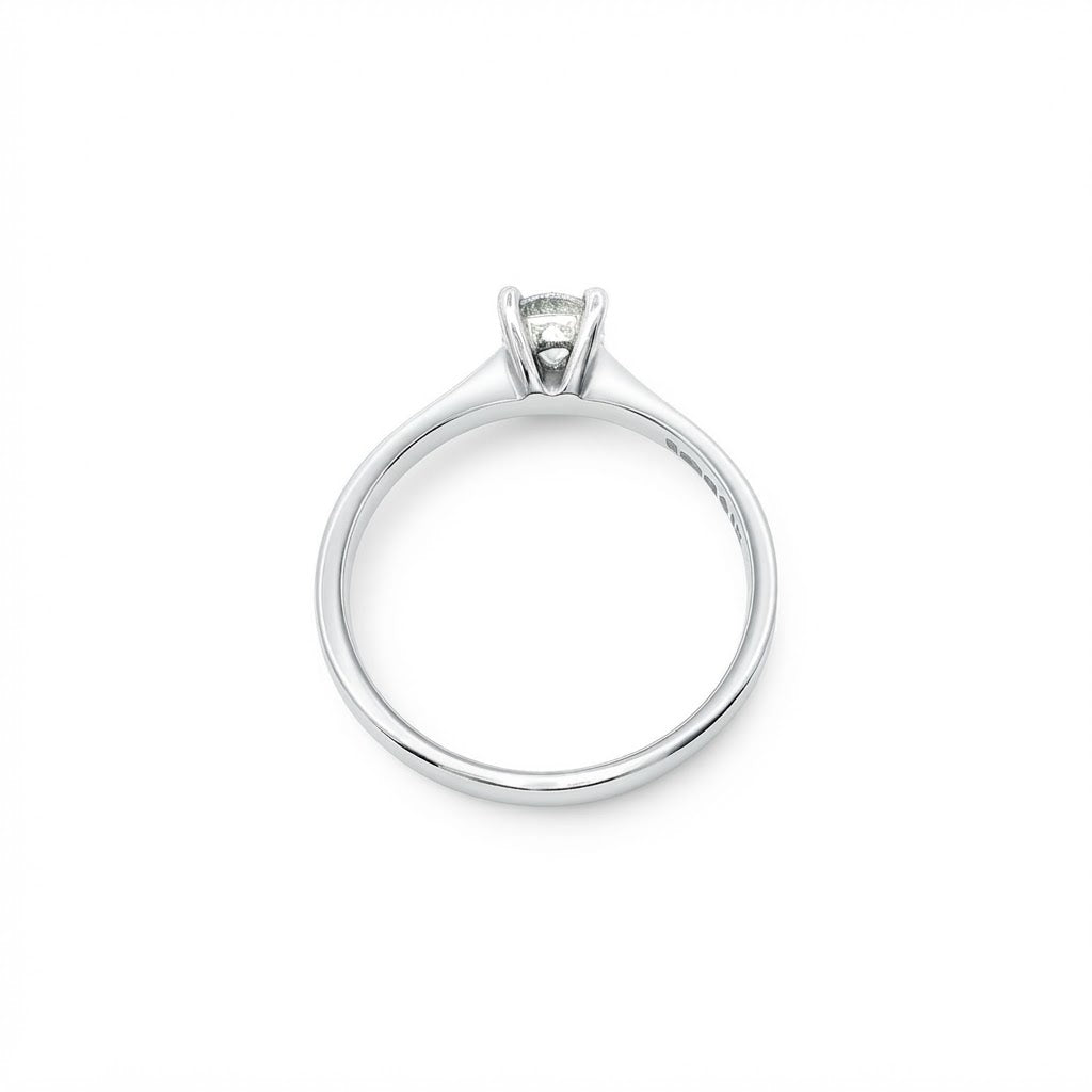 Platinum and Diamond Engagement Ring from our Doris Collection 0.40 Carats F VS1