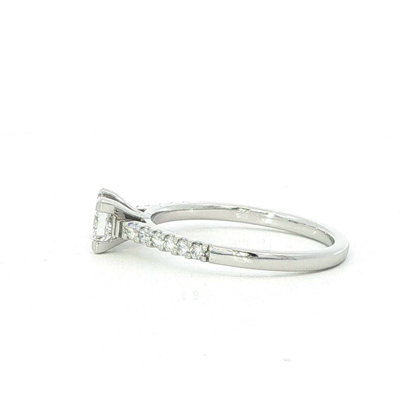 Platinum Princess Cut Diamond Ring
